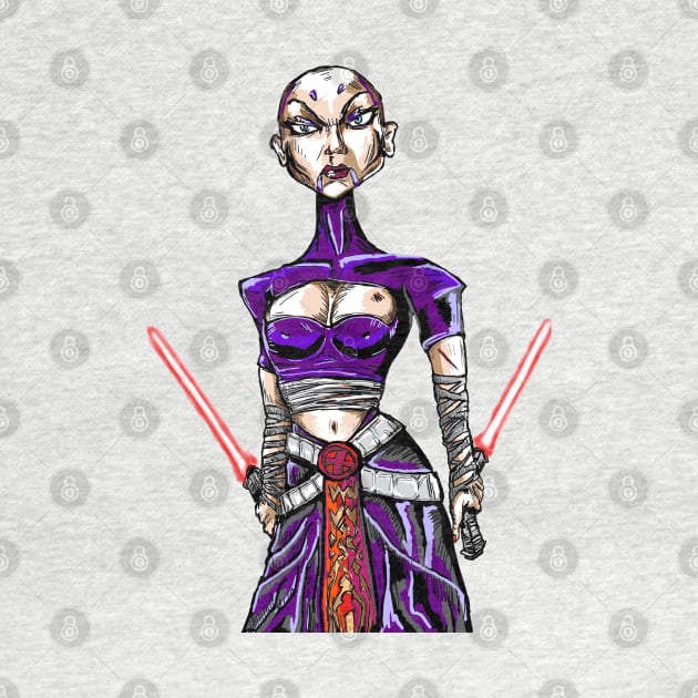 Asajj Ventress by alexrsmith1